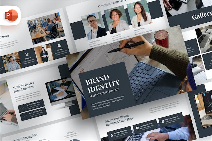 品牌标识设计规范建设方案PPT模板 - PPT派 品牌标识设计规范建设方案PPT模板 - PPT派