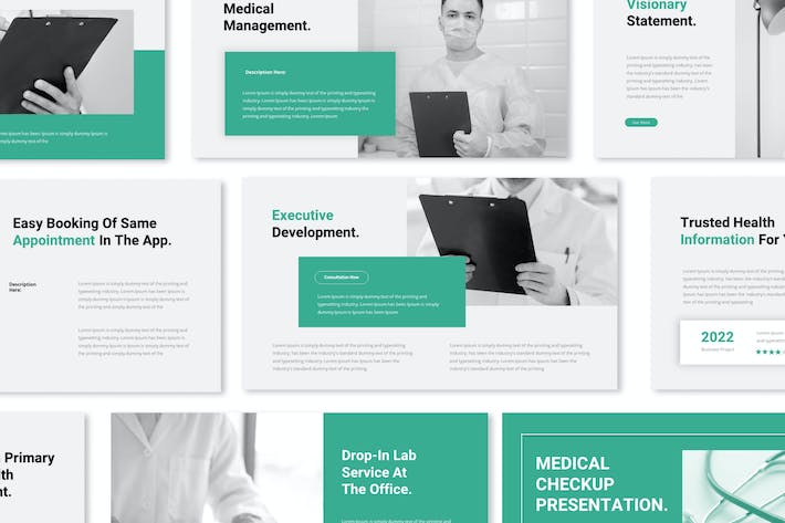 医疗体检健康管理指导方案Keynote模板 - PPT派 医疗体检健康管理指导方案Keynote模板 - PPT派