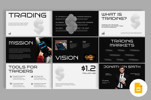 交易展示市场分析方案PPT模板 - PPT派 交易展示市场分析方案PPT模板 - PPT派