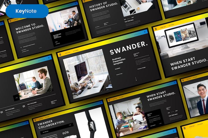 商业企业项目合作推介Keynote模板 - PPT派 商业企业项目合作推介Keynote模板 - PPT派
