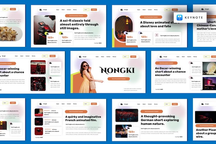 电影制作讲述方案展示项目规划实现Keynote模板 - PPT派 电影制作讲述方案展示项目规划实现Keynote模板 - PPT派