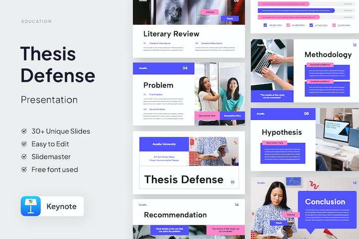 学位论文答辩防御讲述Keynote模板 - PPT派 学位论文答辩防御讲述Keynote模板 - PPT派