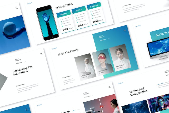 人工智能技术应用讲述Keynote模板 - PPT派 人工智能技术应用讲述Keynote模板 - PPT派