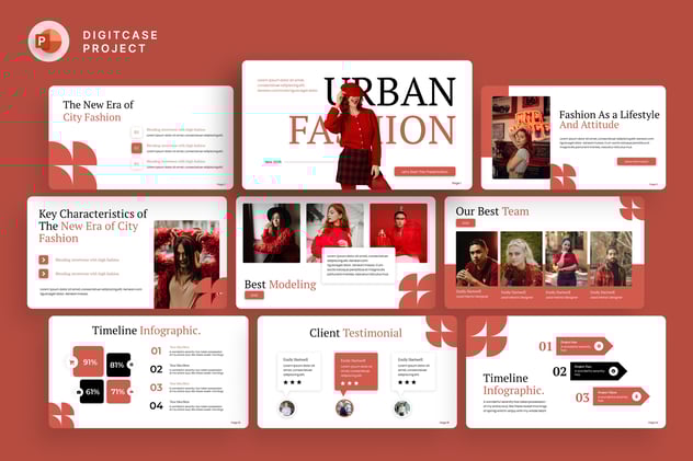 时尚服装品牌推广展示PPT模板 - PPT派 时尚服装品牌推广展示PPT模板 - PPT派