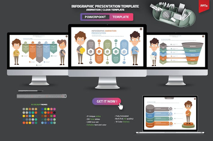 信息图表展示数据可视化方案Keynote模板 - PPT派 信息图表展示数据可视化方案Keynote模板 - PPT派