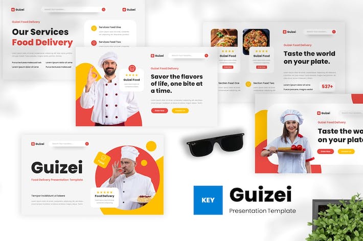 食品外送讲述展示方案推介Keynote模板 - PPT派 食品外送讲述展示方案推介Keynote模板 - PPT派