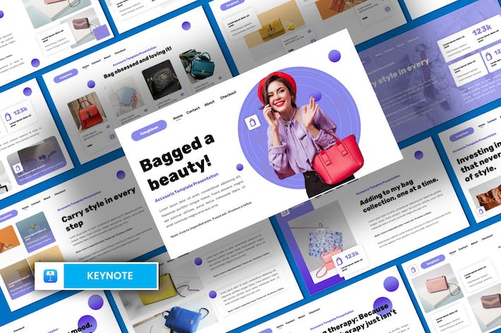 时尚服装配饰品牌推介Keynote模板 - PPT派 时尚服装配饰品牌推介Keynote模板 - PPT派