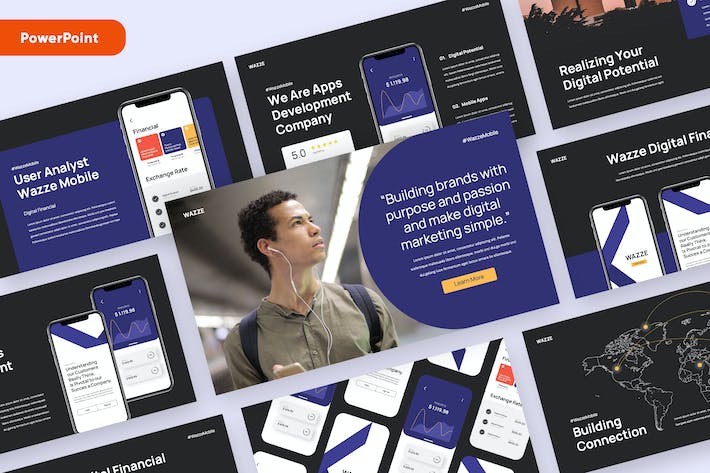 移动应用开发技术方案PPT模板 - PPT派 移动应用开发技术方案PPT模板 - PPT派