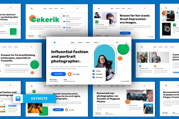 摄影作品讲述展示个人品牌宣传推介方案Keynote模板 - PPT派 摄影作品讲述展示个人品牌宣传推介方案Keynote模板 - PPT派