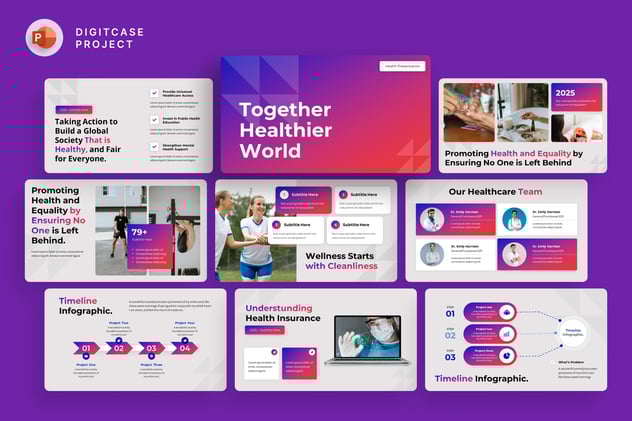 健康生活卫生教育宣传PPT模板 - PPT派 健康生活卫生教育宣传PPT模板 - PPT派