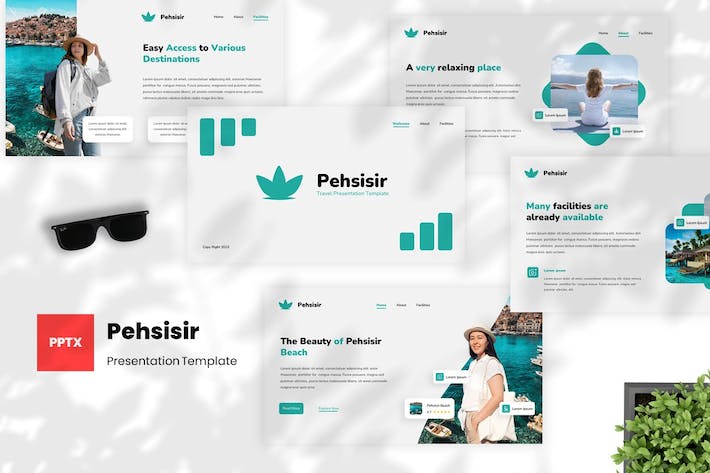 旅游旅行目的地推介PPT模板 - PPT派 旅游旅行目的地推介PPT模板 - PPT派