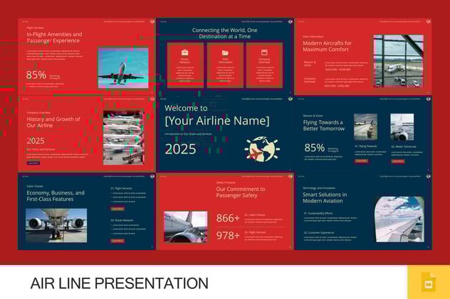 航空运输行业品牌宣传PPT模板 - PPT派 航空运输行业品牌宣传PPT模板 - PPT派