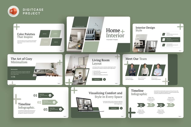 家居装饰设计装修方案PPT模板 - PPT派 家居装饰设计装修方案PPT模板 - PPT派