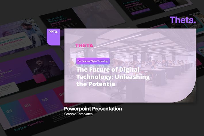 技术讲述展示应用策略推广PPT模板 - PPT派 技术讲述展示应用策略推广PPT模板 - PPT派