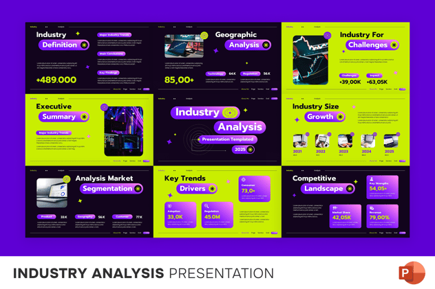 行业市场分析竞争研究PPT模板 - PPT派 行业市场分析竞争研究PPT模板 - PPT派