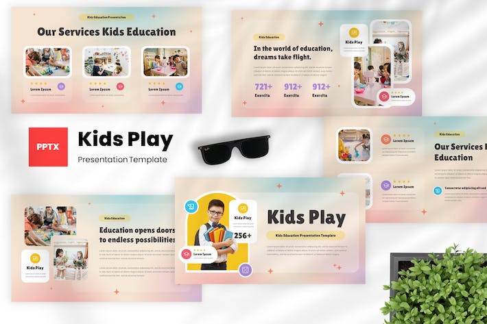 儿童教育游戏讲述展示方案PPT模板 - PPT派 儿童教育游戏讲述展示方案PPT模板 - PPT派