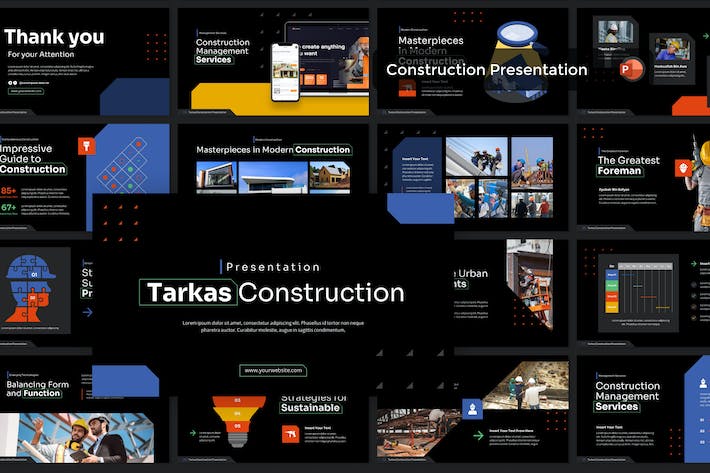 建筑施工项目管理方案PPT模板 - PPT派 建筑施工项目管理方案PPT模板 - PPT派
