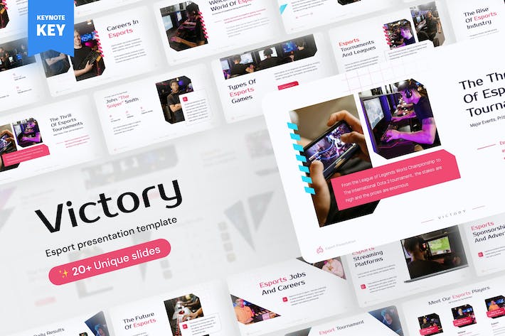 电子竞技体育比赛赛事宣传Keynote模板 - PPT派 电子竞技体育比赛赛事宣传Keynote模板 - PPT派