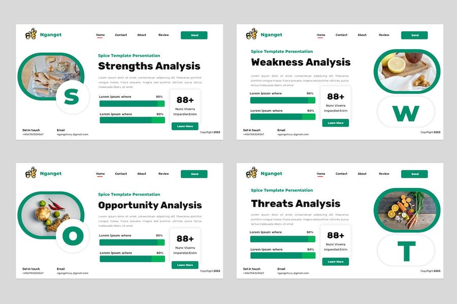 香料食品产品推介宣传营销展示方案PPT模板 - PPT派