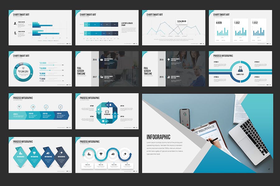 医疗数据分析报告展示Keynote模板 - PPT派