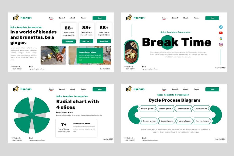 香料食品产品推介宣传营销展示方案PPT模板 - PPT派