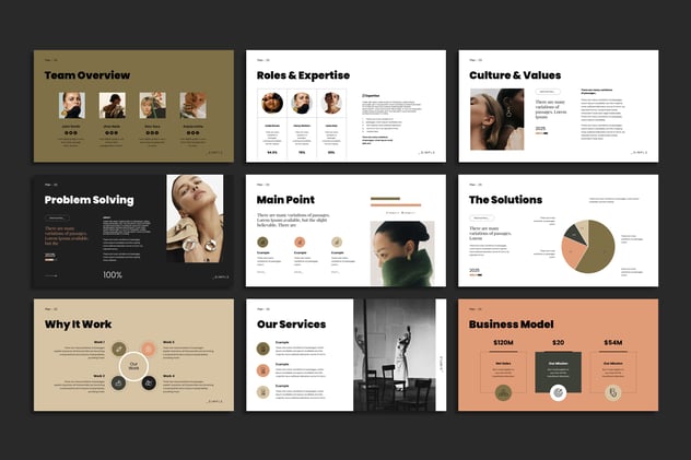 深色极简演讲展示设计PPT模板 - PPT派