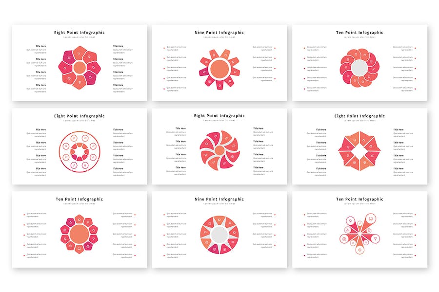 环形要点展示信息图形keynote模板 - PPT派