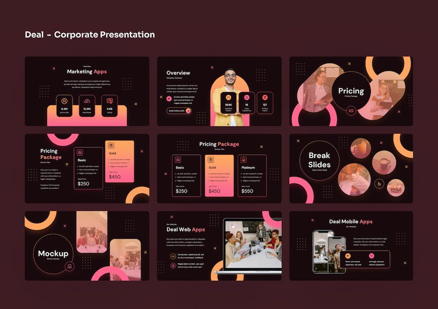 商务交易企业合作项目推介Keynote模板 - PPT派