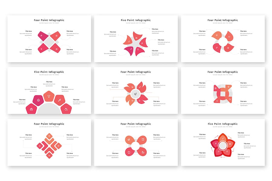 环形要点展示信息图形keynote模板 - PPT派