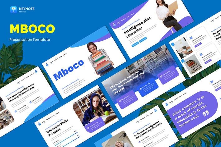 教育学习课程讲述展示方案设计大纲Keynote模板 - PPT派