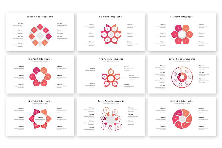 环形要点展示信息图形keynote模板 - PPT派
