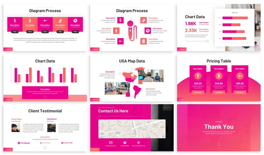 播客音频内容品牌推广Keynote模板 - PPT派