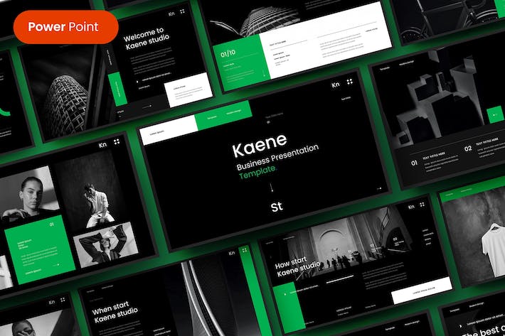 科技商务应用开发解决方案PPT模板 - PPT派