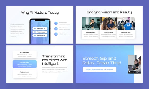 人工智能科技创新数字化应用Keynote模板 - PPT派