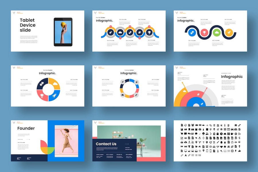 创意商务企业营销推广Keynote模板 - PPT派