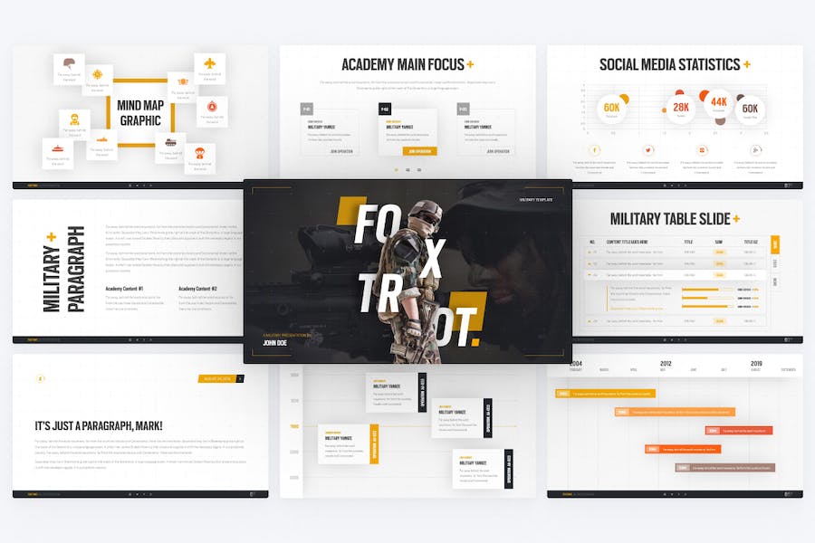 Foxtrot-military-keynote-presentation-template - PPT派