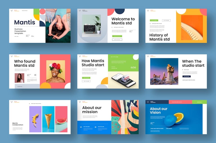 创意商务企业营销推广Keynote模板 - PPT派