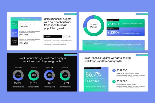 数据可视化分析展示系统PPT模板 - PPT派