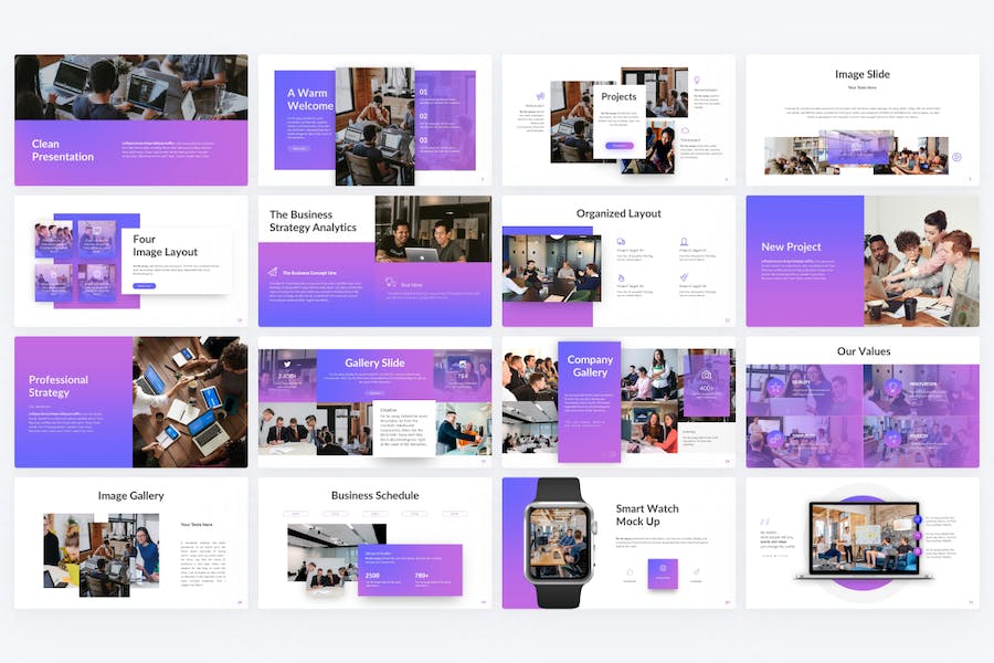 Corprist-purple-professional-business-powerpoint - PPT派