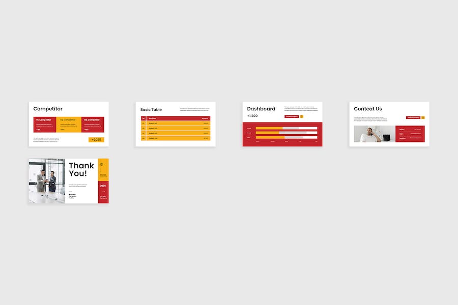 创意红白色调企业简介PPT模板 - PPT派