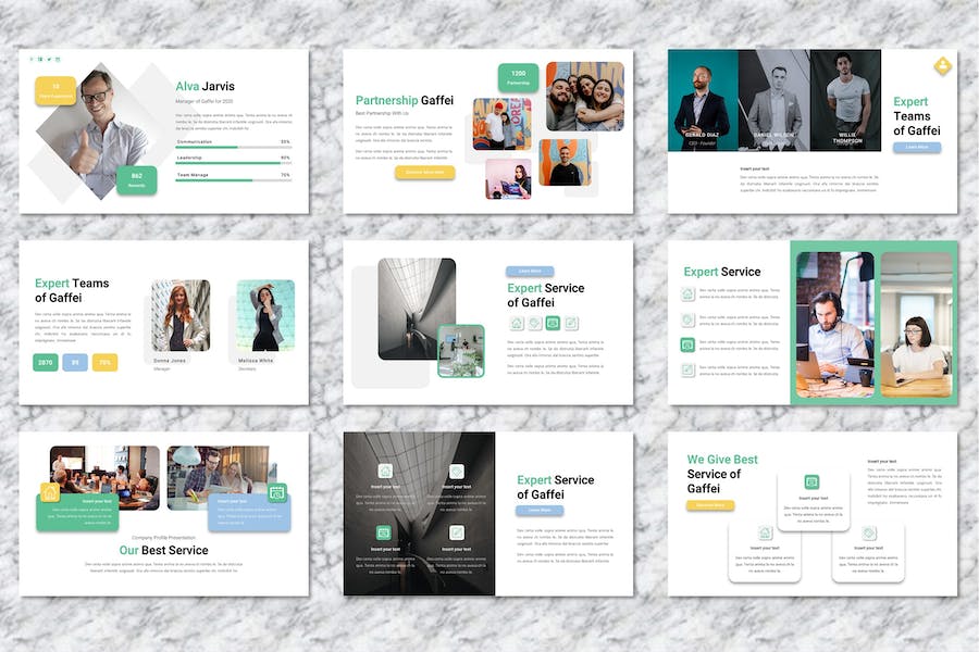 公司企业简介介绍展示Keynote模板 - PPT派