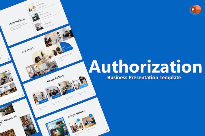 Authorization-blue-creative-business-powerpoint- PPT派