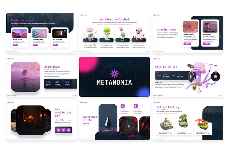 元宇宙技术创新应用Keynote模板 - PPT派