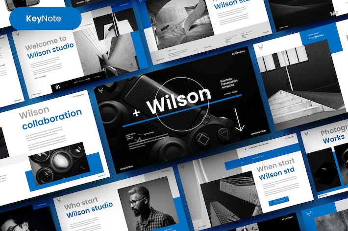 商务项目展示工作汇报方案Keynote模板 - PPT派