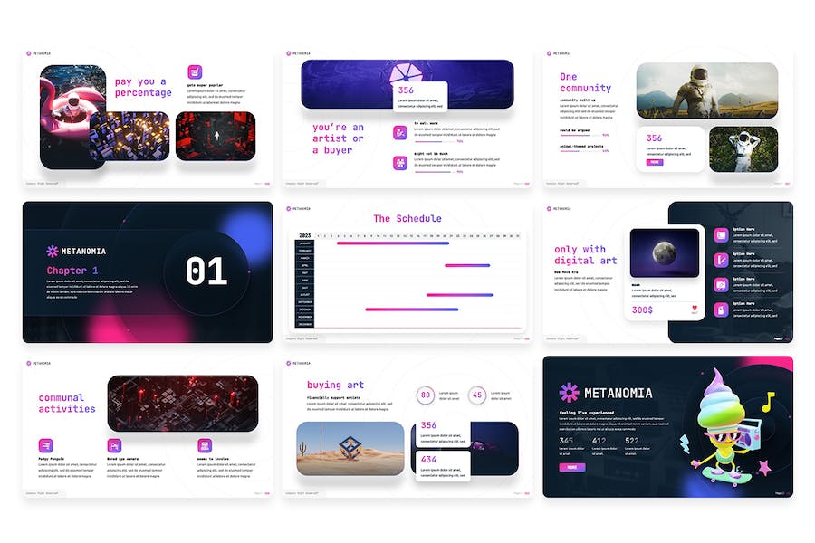 元宇宙技术创新应用Keynote模板 - PPT派