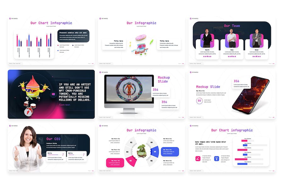 元宇宙技术创新应用Keynote模板 - PPT派