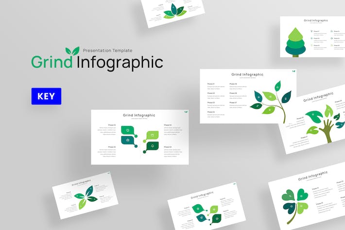 研究分析信息图形展示Keynote模板 - PPT派