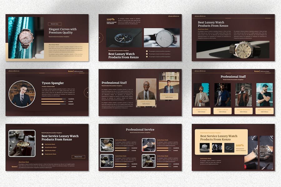 手表产品展示推介销售Keynote模板 - PPT派