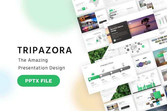 Tripaza-PowerPoint-模板 - PPT派