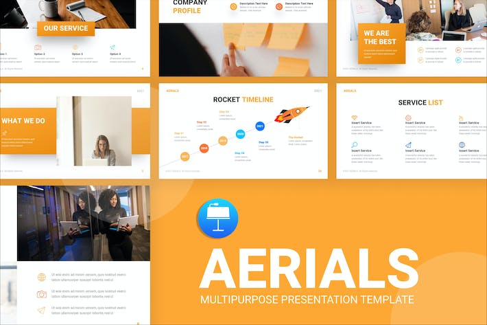 Aerials-multipurpose-keynote-presentation-template- PPT派